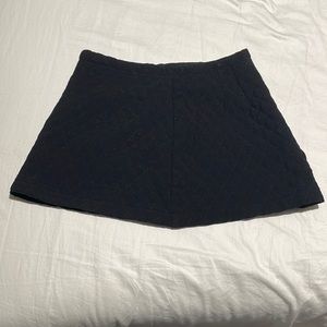 Reformation Black Mini Skirt